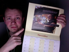 Look at THIS guy, he LIVES in a calendar.  You'd think he'd be a bit more organized.